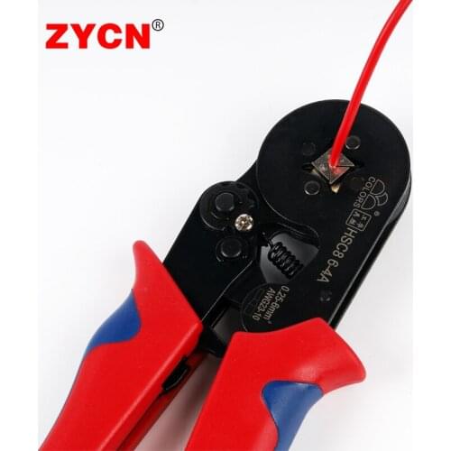 Tubular Terminal Crimping Tools Mini Electrical Pliers HSC8 6-4 0.25-6mm2 23-7AWG 6-6B 4-16mm2 High Precision Clamp Sets