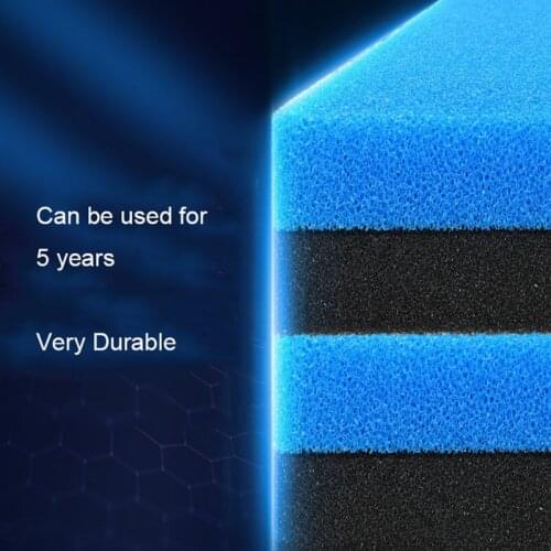 30cmx50cmx2cm Black Blue Filtration Foam Aquarium Fish Tank Biochemical Filter Sponge Pad Skimmer Sponge Supply Tank