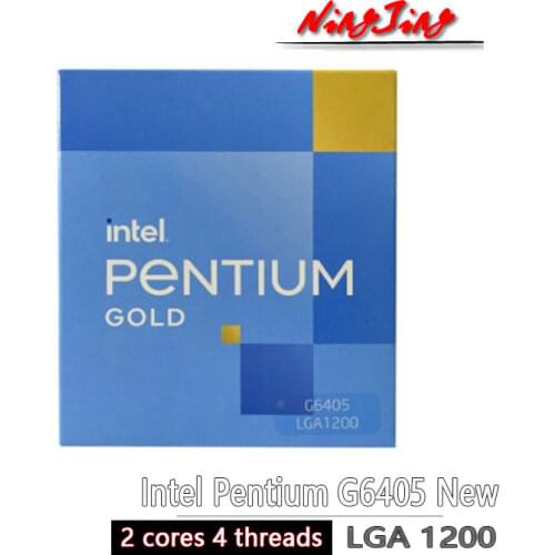 Intel Pentium G6400 4.0 GHz Dual-Core Quad-Thread CPU Processor 4M 58W LGA 1200 new and with fan
