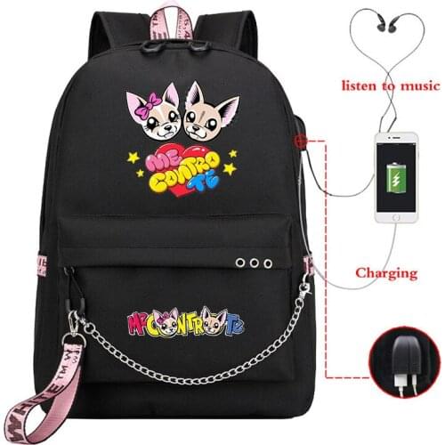 Women Backpacks Boys Girls Book Knapsack Me contro Te USB Charge Rucksack Kawaii USB Charging Mochila Students School Backpacks