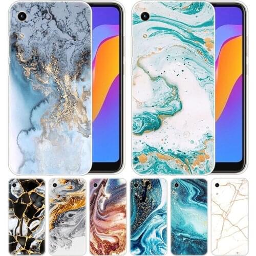 Luxury Silicone Case Luxury Marble Pattern for Huawei Honor 9X 8A 7A 20 Pro 7X 8X 7S 8S 8 9 10 Lite View 20 20i 10i Play Fashion