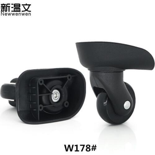 Replacement luggage wheels,shock absorption wheels,Repair luggage trolley wheels hard parts universal wheels W178