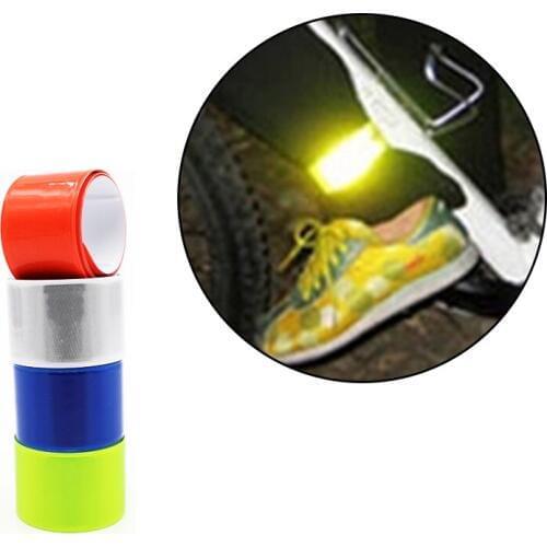 1 pc Colorful Silicone Bike Bicycle Cycling Band Arm Leg Pant Reflective Strap Belt Safety Reflector