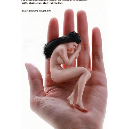 TBLeague 1/12 Female Figure Body Model Pale Skin Seamless Action PHMB2018-T01A Girl Female Figure Body