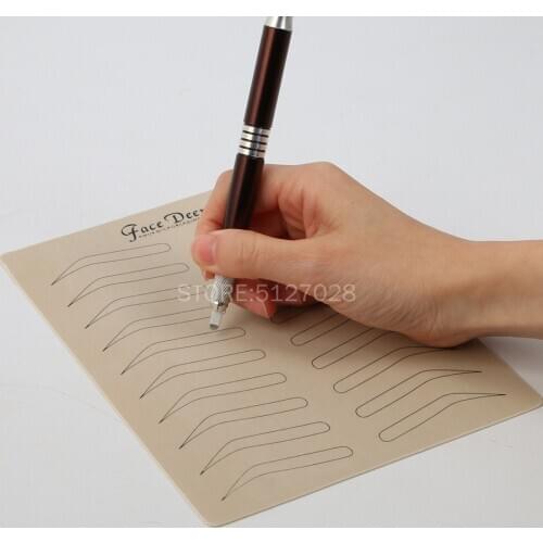 Permanent Makeup Microblading Eyebrow Lips Training skin Blank Tattoo Practice Skin Sheet for Needle Machine Supply Kit