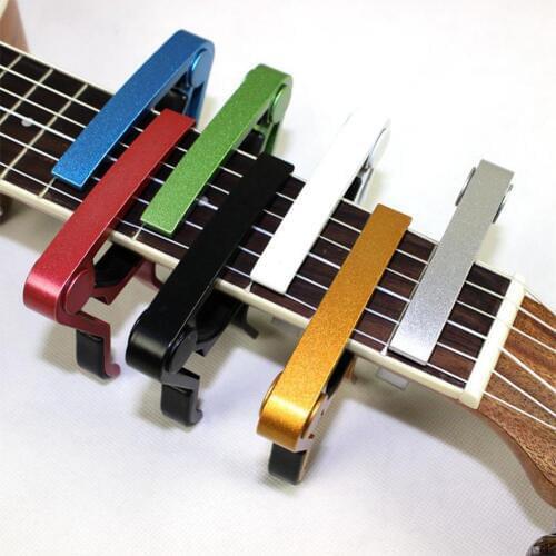 Universal Capo Guitar Accessories Quick Change Clamp Key Aluminium Alloy Metal Acoustic Classic Guitar Capo for Guitar Parts