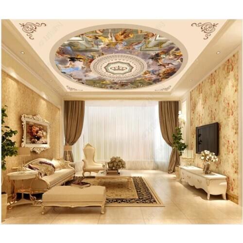 WDBH custom photo 3d ceiling murals wallpaper European classical character oil painting 3d wall murals wallpaper for walls 3 d