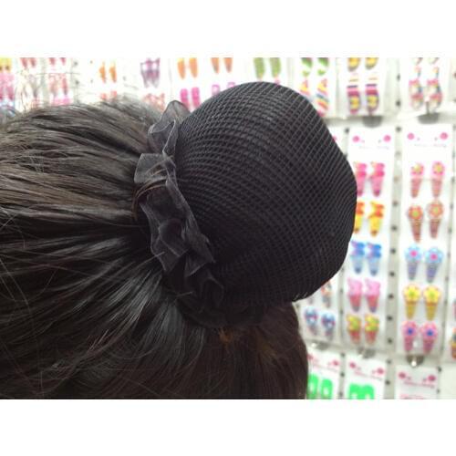 Beautiful Bun Cover Snood Women Hair Net Ballet Dance Skating Crochet Fanchon Rhinestone Styling Headwear Accessories
