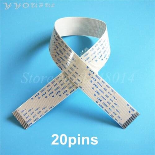 10pcs Flatbed UV inkjet printer data cable 20pins 40cm 60cm 70cm long for Toshiba CE4M printhead FFC flat cable 1.0x20Px400mm A