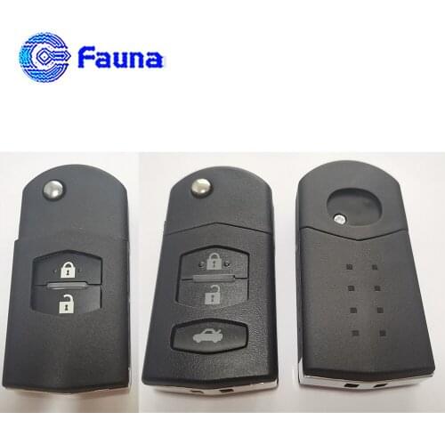 2 Button 3Button Remote Key Shell Carcasa for Mazda