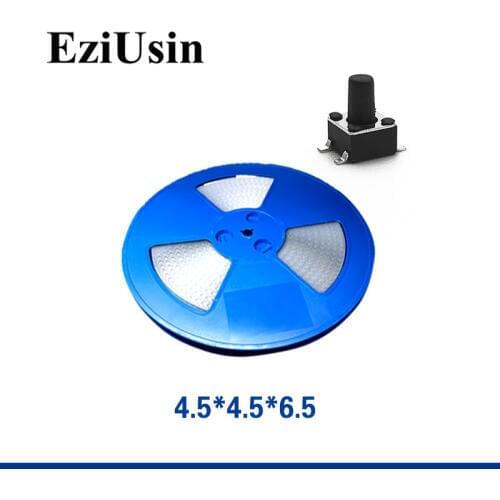 800pcs In Tape One Reel TS-C015 Micro keyboard Switch 4.5*4.5*6.5 Tactile Tact Push Button SMT 4.5x4.5x6.5 Switches