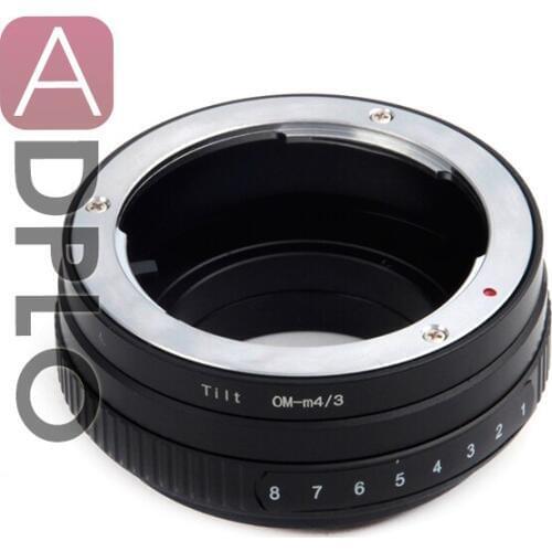 ADPLO Tilt For OM-M4/3 Lens Adapter Suit For Olympus OM Lens to Micro Four Thirds 4/3 Camera E-5/E-3/E-30/E-620/E-610/E-600/E-52