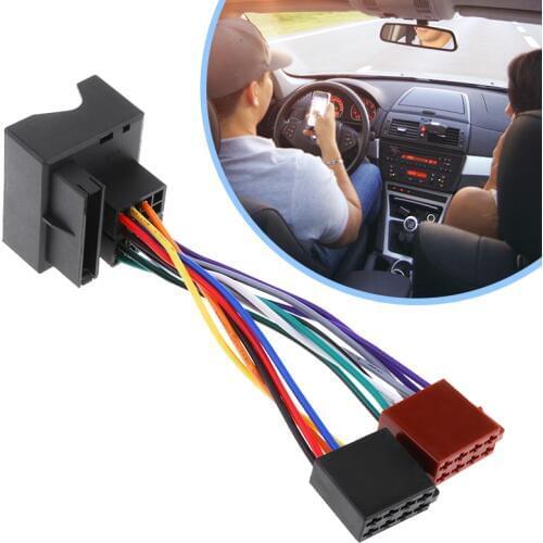 Car Stereo Radio Wiring Harness Lead Adaptor Cable Loom For Ford Galaxy Mondeo Fiesta Etc Car Wire Cable Adapter Car Accessories