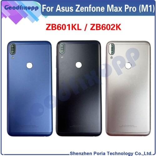 For Asus Zenfone Max Pro (M1) ZB601KL/ZB602K Battery Back Cover Rear Case Cover Rear Lid For Zenfone Max Pro M1 Parts Replacemen