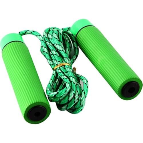 E bearing cotton rope jump exercise home fitness comfortable wear skipping jumping training workout equipments weightloss