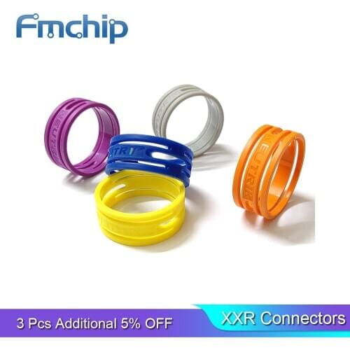 FMchip 10Pcs XXR-0 To XXR-9 XLR Connectors XX SER CODE RING Full Color Female Standard Accessories Connectors