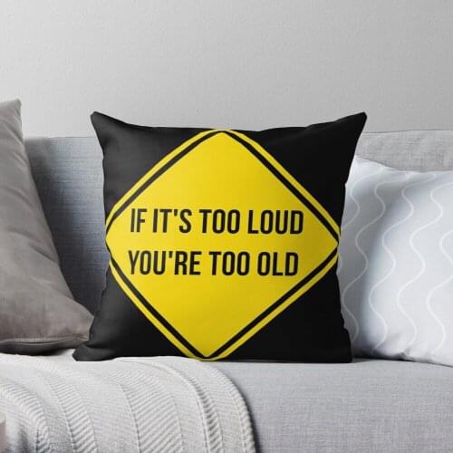 Loud Music Throw Pillow Cushion Cover Polyester throw pillows case on sofa home living room car seat decor 45x45cm