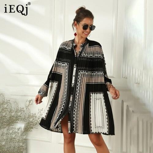 Модные платья-рубашки IEQJ China At AliExpress