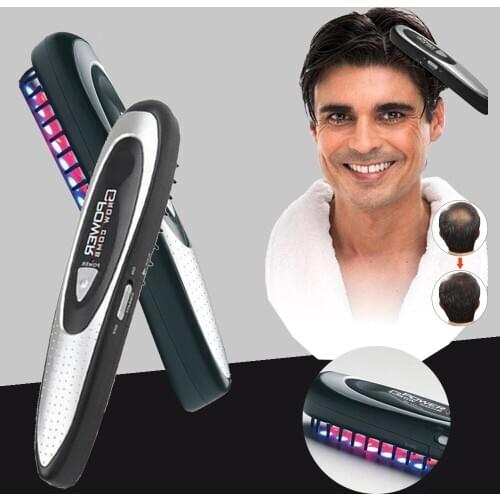 Infrared Massage Laser Electric Comb Equipment Hair Growth Care Anti Hair Loss Treatment Regrowth Restoration Grow Brush Set