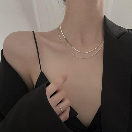 Jizijewe Silver Chokers