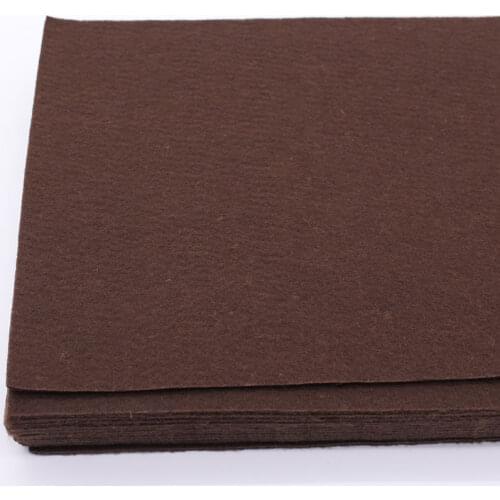 Brown Felt, 2mm Hard Felt Fabric,Polyester Fabrics,Needlework,Diy,Needle Sewing,Handmade,Fieltro Feltro Entretela