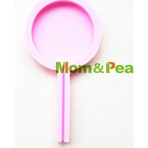 Mom&Pea 1109 6.5cm Lollipop Silicone mold Cake Decoration Fondant Cake 3D Mold Food Grade