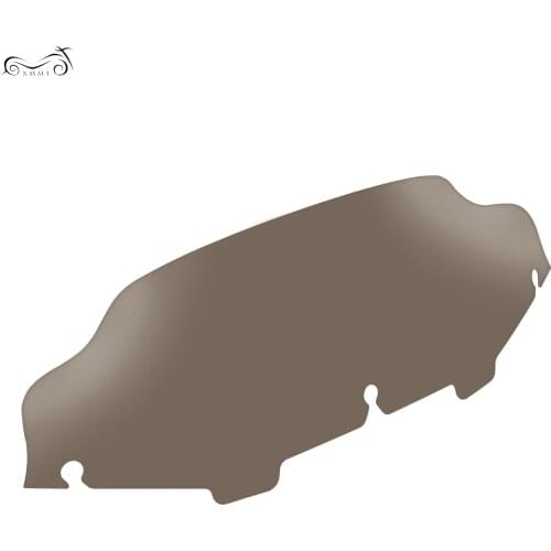 Motor ABS Plastic Smoke 6" Wave Windshield Fairing Windscreen Cover For Harley Touring Electra Street Glide 96 - 13 FLHTK FLHTCU