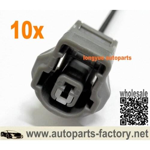 Longyue 10pcs 1 way Engine Knock Sensor Wiring Connector Pigtail 1UZ, 1JZ, 2JZ, 3S-GE etc For Toyota/Lexus
