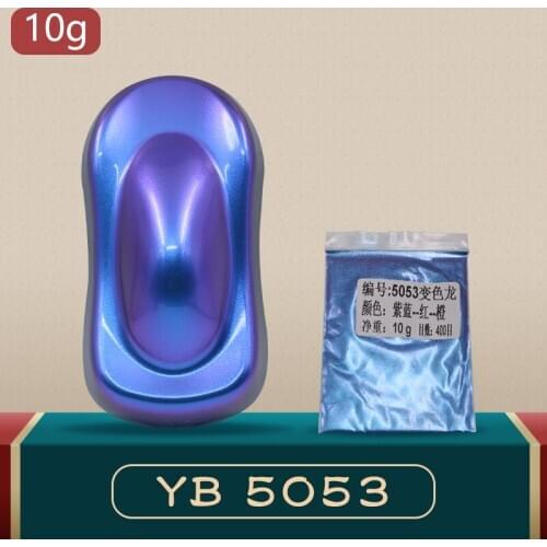 YB53 Chameleon Pigments Acrylic Paint Powder Coating Dye for Cars Galss Ceramics Crafts Nails Decora