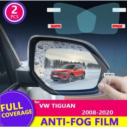 Full Cover Anti Fog Rainproof Film for Volkswagen VW Tiguan MK1 MK2 2008~2020 Car Rearview Mirror Protective Film Accessories