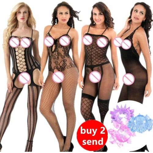 Porn Sexy Lingerie Womens Erotic Lingerie Hot Sex Products Sexy Costumes Color Underwear Slips Fishnet Intimates Goods Dress