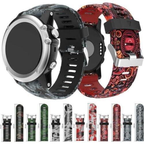 Silicone Watchband For Garmin Fenix 3 Smart Watch Fitness Sport Waterproof Replacement Bracelet Band Strap