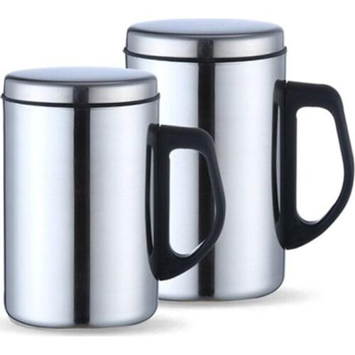 350/500ml Double Wall Insulated Cup Stainless Steel Thermo Mug Vacuum Flask Coffee Tea Mug Thermos Bottles Water Bottle LX0D