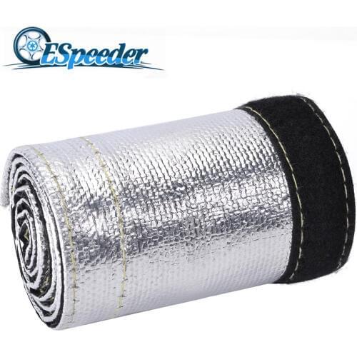 ESPEEDER Free-Shipping Universal 1'' Metallic Heat Shield Thermal Sleeve Insulated Wire Hose Cover Shroud