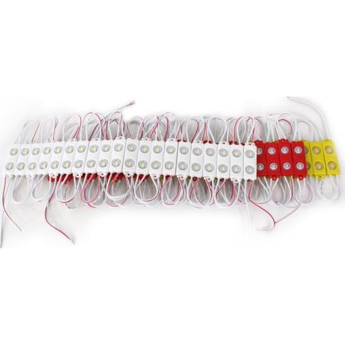 500pcs/lot New design injection LED module waterproof SMD5730 LED backlight back light module DC12V 1W 2 led waterproof