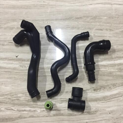 Crankcase Breather Hose (6 items) for Audi A4 A6 Bora Golf Skoda Octavia Seat Leon 06A103213F, 06A 103 213 F, 06A103221AH