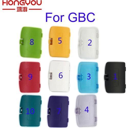 For Nintendo Game boy Color GBC Battery Cover Pack Back Door Shell Replacement