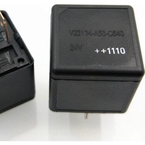 10pcs Jaguar Road Tiger 24V Five-Legged Car Air Conditioning Fan High-Power Relay V23134-A53-C643