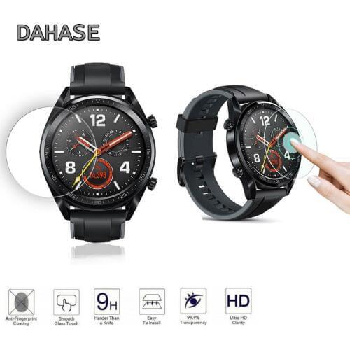2pcs Tempered Glass For Huawei Watch GT Screen Protector Anti Explosion Protective Screen Anti-Shatter Tempered Film Cover