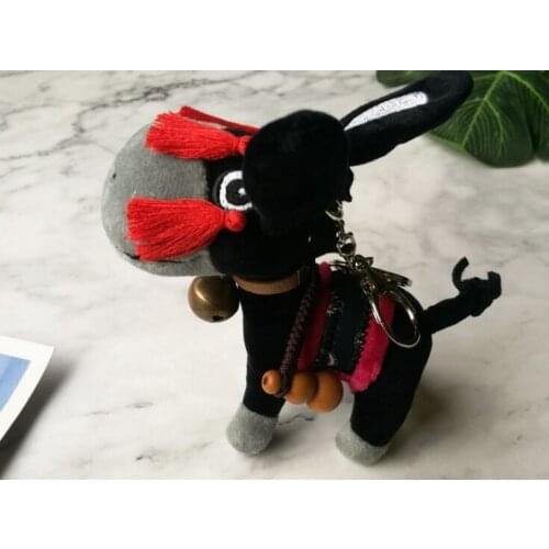 2020 Anime The Untamed Grandmaster of Demonic Cultivation Wuxian Wangji Apple Donkey Doll Keychain Cosplay Props Gifts
