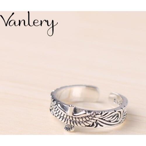 Bohemian Charm Boho Eagle Rings For Women Lover Wedding Bridal Valentines Gifts Men Open Retro Antique Rings