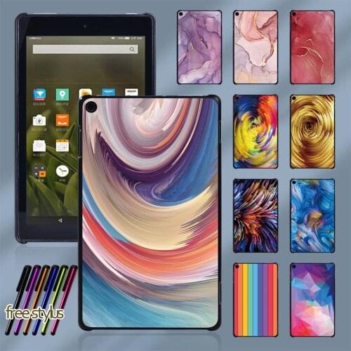 Ultra-thin Case for Amazon Fire HD 8 Plus 10th 2020/Fire 7 5th 7th 9th/Fire HD 8/6th 7th 8th/Fire HD 10 Plastic Hard Back Cover