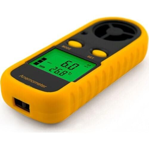 Digital Anemometer 0-30m/s Wind Speed Meter Temperature Tester Anemometro Gauge
