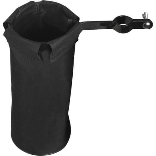 Cylindrical Drumstick Bag Drum Stick Holder Adjustable 600D Oxford Fabric with Aluminum Alloy Clamp for Drum Stand