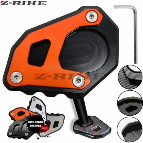 For 1050 1090 1190 1290 Adventure Motorcycle Side Stand Kickstand Sidestand Extension Plate Pad For 1190 1290 1090 Adv