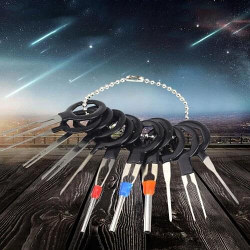 14Pcs Car Wire Terminal Removal Wiring Connector Pin Extractor Puller Tools Car Terminal Disassembly Tool Removing Pick Pin