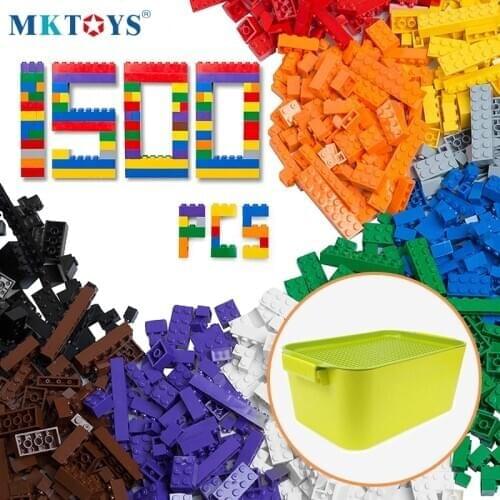 MKTOYS Classic Building Blocks 1500PCS 1000PCS Lets Go Master Juguetes Build Bricks Gift Kids Constructor Toys for Girls Boys