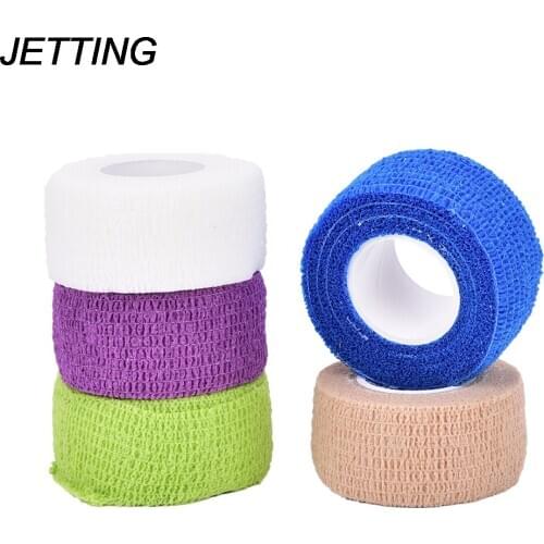 HOT Hot Waterproof and breathable 4.5m x 2.5cm Self-Adhering Bandage Wraps Elastic Adhesive First Aid Tape