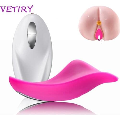 Invisible Wearable Dildo Vibrator Clitoris Stimulator Remote Control Silicone Waterproof Vibrator Panties Sex Toys for Women