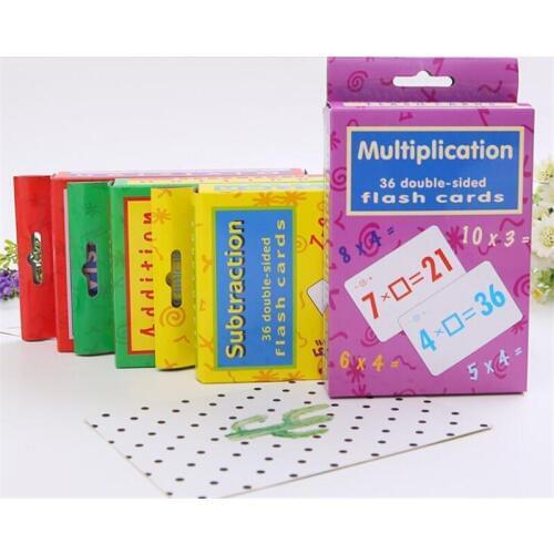 Mathematics Teaching Card Educational Filling in The Blank Math Card Toys for Children Kids Preschool Tool Kindergarten Games